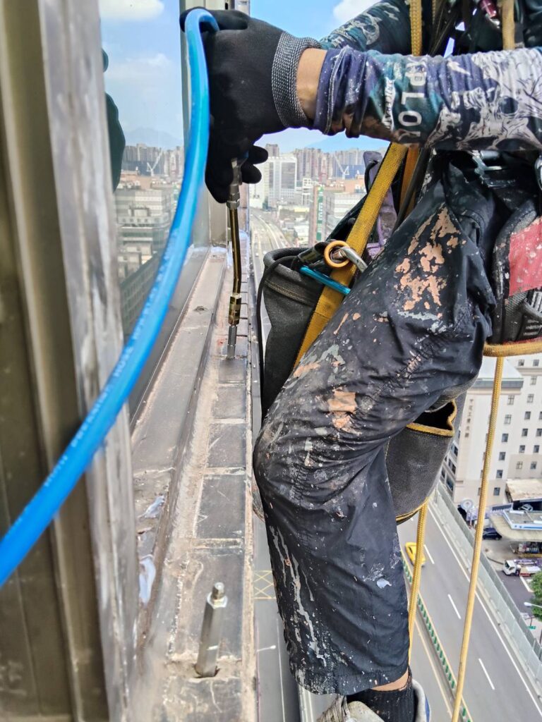 外牆防水工程|窗框高壓灌注止漏-5