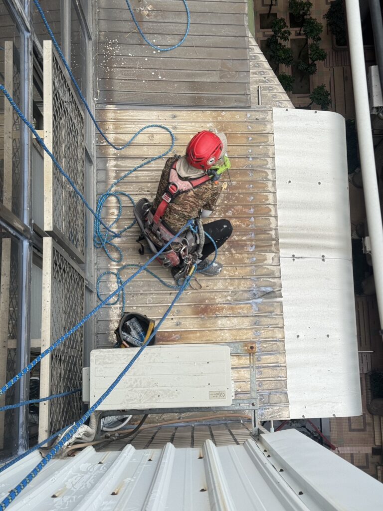 專業外牆防水工程、外牆修繕|高雄前鎮百坪樓中樓長年滲漏水問題-3